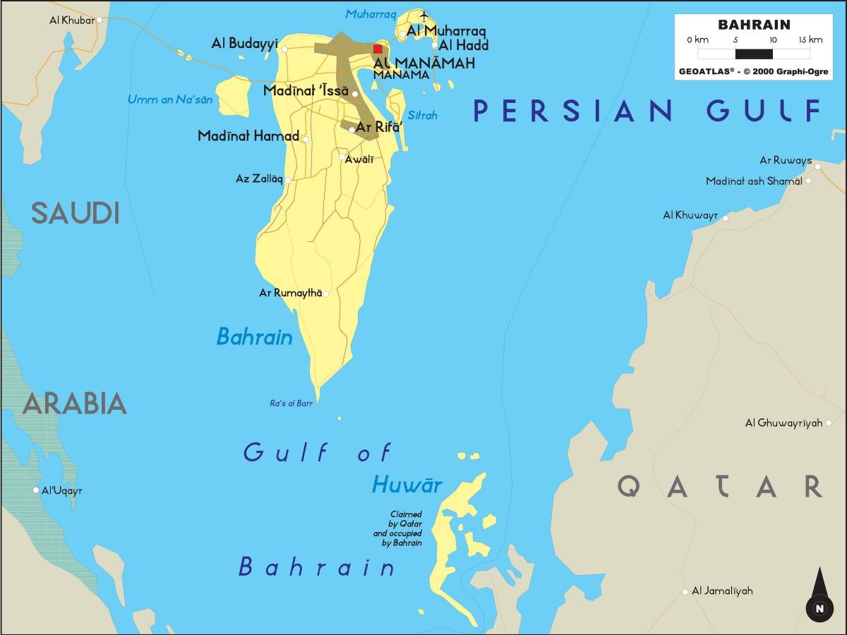 kaart Bahreini offline